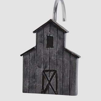 Antique Farmhouse Barn Shower Curtain Hooks 2.75" H