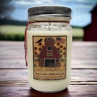 Barn Star Spice Soy Jar Candle