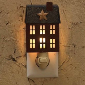 Home Place Night Light  6"H x 3.5"W x 2.25"D