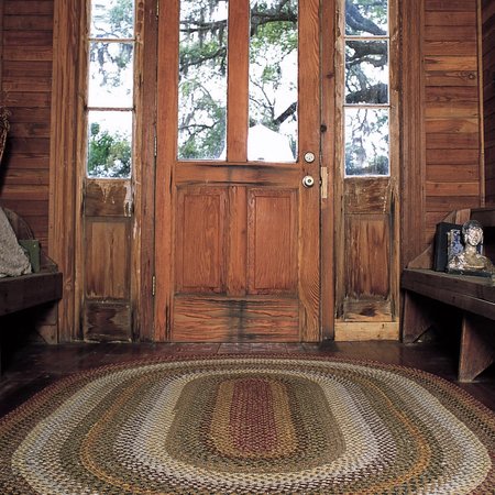 Pumpkin Pie Cotton Braided Rug