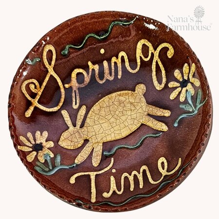 Spring Time Bunny Plate - 6.5"