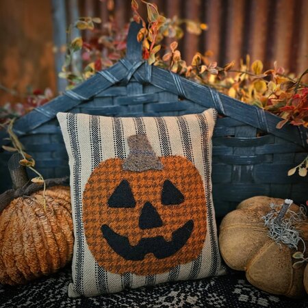 Jack-O-Lantern Bowl Filler Pillow