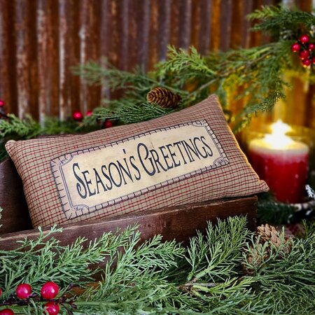 Season's Greetings Applique Bowl Filler