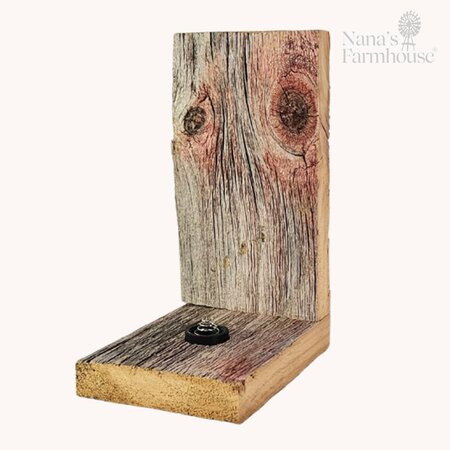 Barnwood Sconce Taper Base - 7"