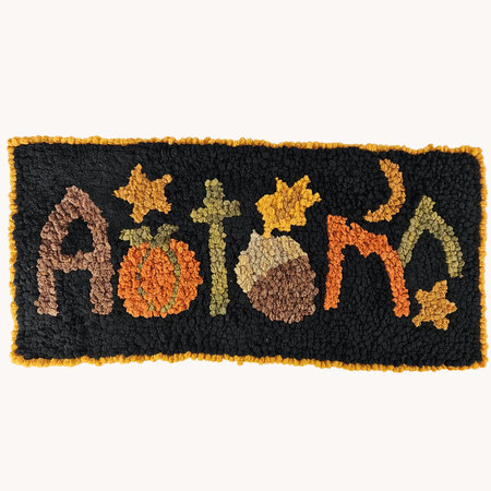 Autumn Hooked Rug