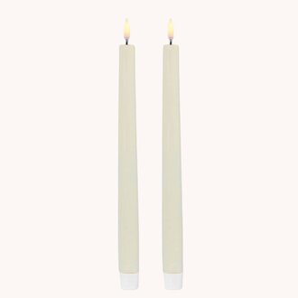 Ivory Taper Candle - Set of 2