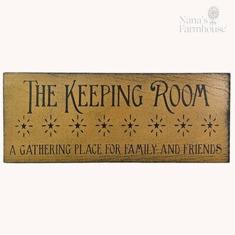 Keeping Room Wood Sign