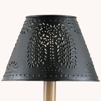 Metal Willow Shade Black - 12"