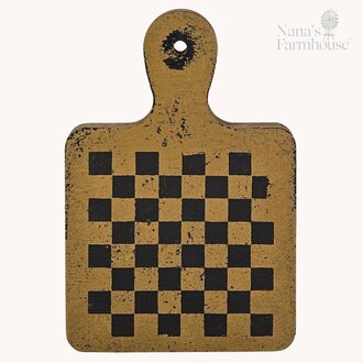 Mini Checker Cutting Board 6" x 4"