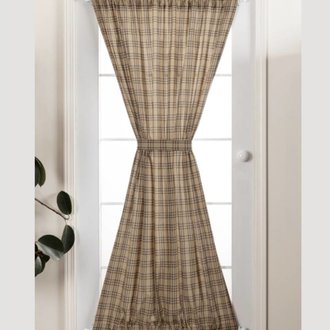 Sawyer Mill Charcoal Plaid Door Panel