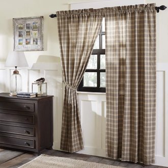 Sawyer Mill Charcoal Plaid Lined Panel Set