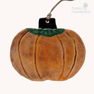 Smith Redware - Large Pumpkin Ornament