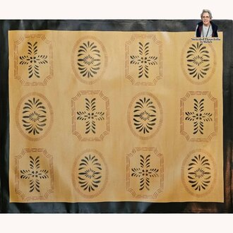 Bump Tavern Floor Cloth - 52" x 60"