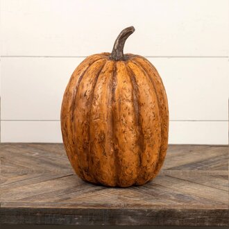 Terracotta Tall Pumpkin 14" x 10"